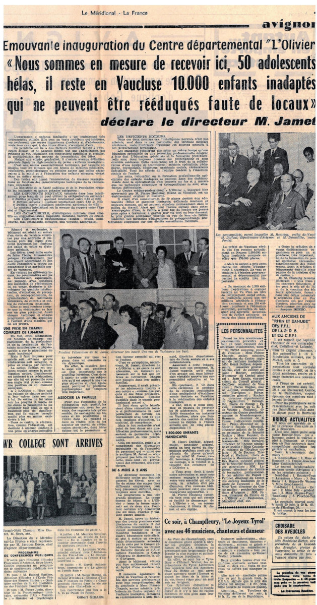 Article 4 Le Méridional - Juin 1966