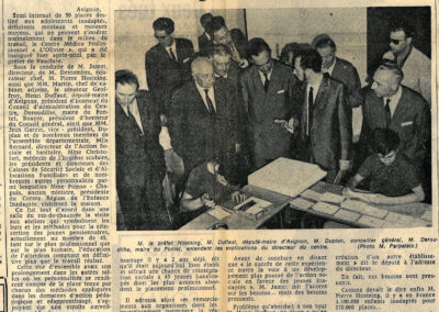 Articles / Presse : Création / Inauguration de L’OLIVIER (Juin 1966)