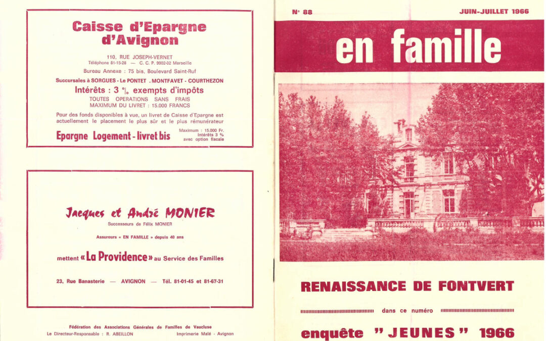 Revue - En Famille - Juin - Juillet 1966 (Couverture)